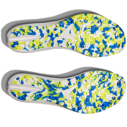 Hoka Crescendo XC Scarpe chiodate da corsa - Unisex - Blu Dive/Evening Primrose