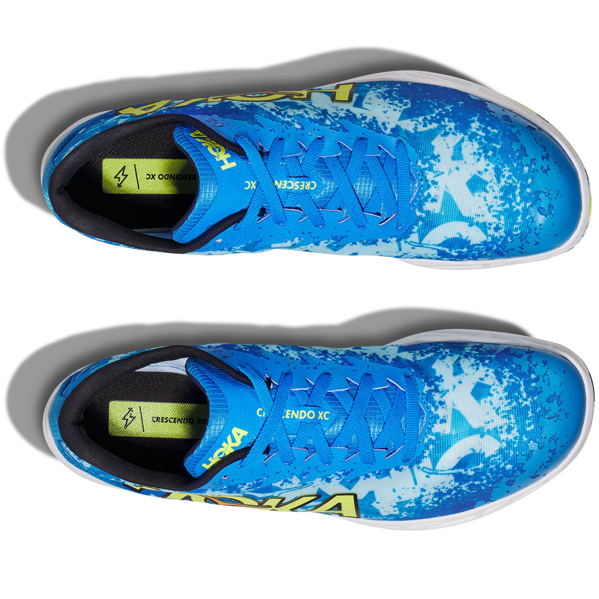 Hoka Crescendo XC Scarpe chiodate da corsa - Unisex - Blu Dive/Evening Primrose