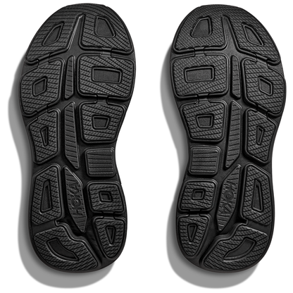 Scarpe da corsa Hoka Bondi 9 a taglia larga - Uomo - Nere